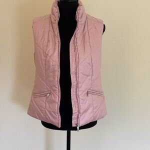 Liz Claiborne Blush Light Pink Puffer Vest S
